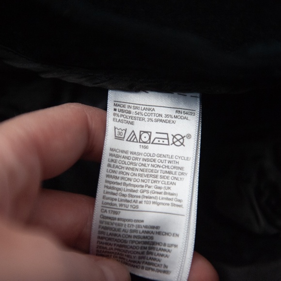 Banana Republic Velvet Tapered Leg Sloan Pants - Picture 8 of 8